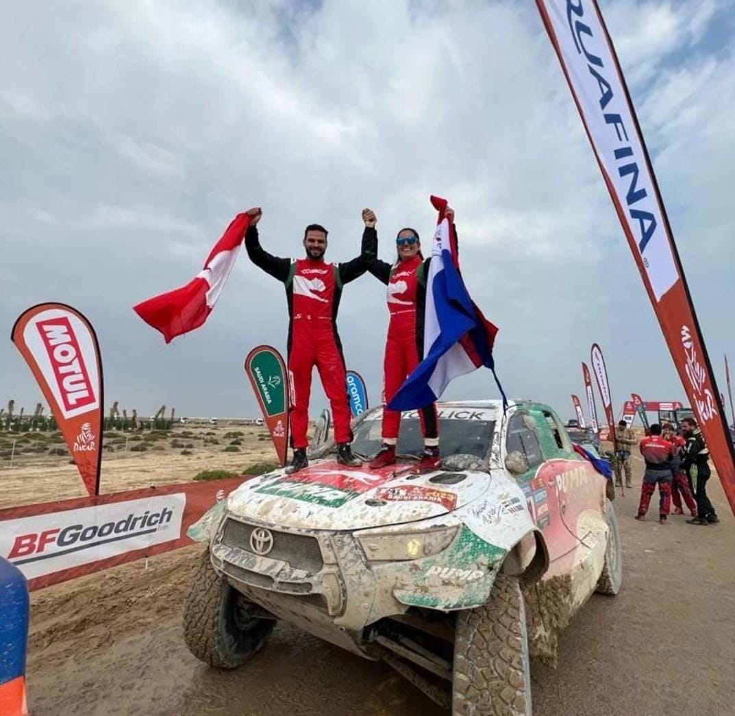 Lafarja enters the top 15 in T1+ of the Dakar 2023