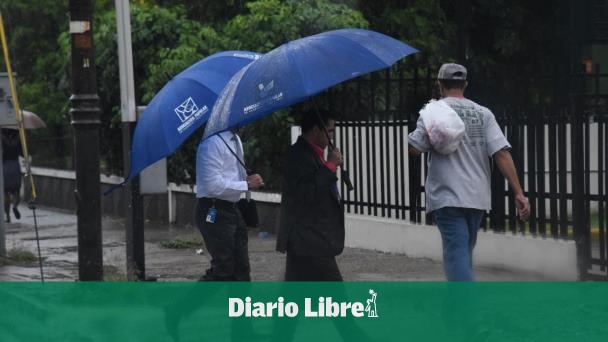 Light rains continue in Santo Domingo, the north and northeast