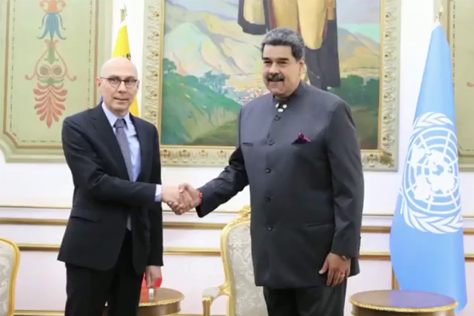 Maduro received the UN High Commissioner for Human Rights in Miraflores