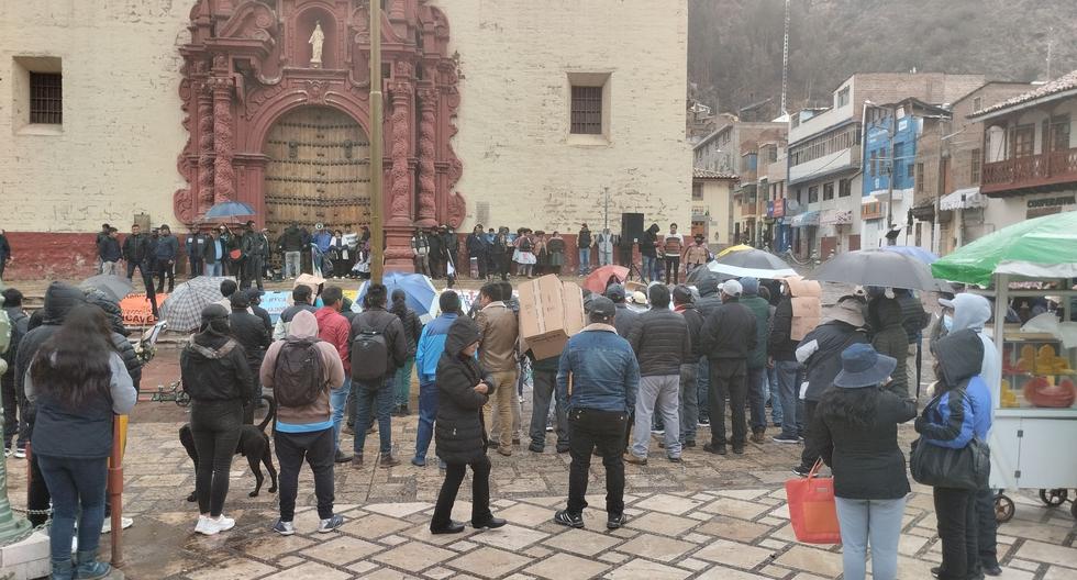 More than a thousand march in Huancavelica in solidarity with Juliaca