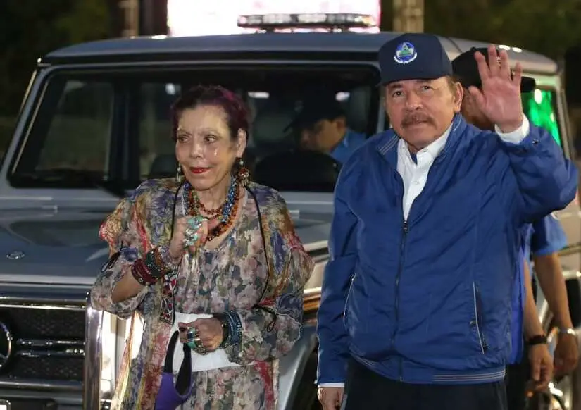 Daniel Ortega y Rosario Murillo