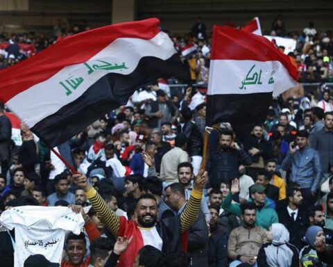 One dead and "dozens" injured in a stampede in front of a stadium in Iraq