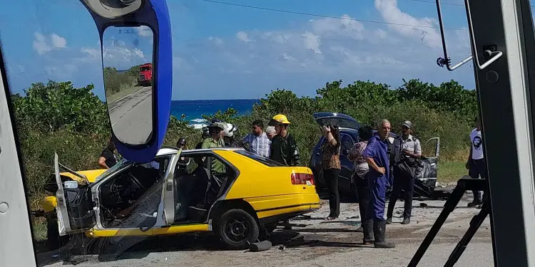 accidente, Cuba, heridos