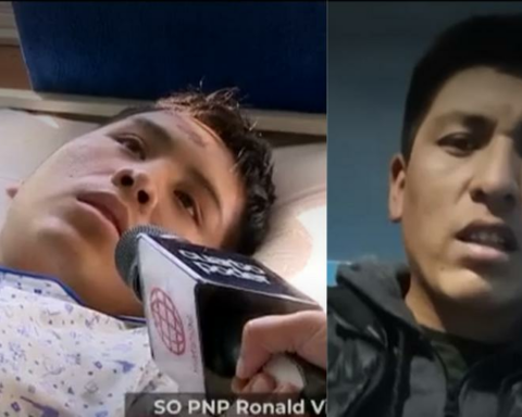 PNP that survived the patrol car fire generated by vandals: "I remember him as a hero"