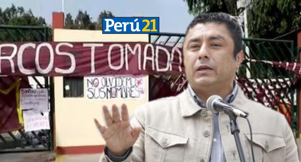 Rector of San Marcos denounces that Guillermo Bermejo went to the university to incite protesters |  VIDEO