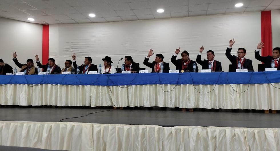 Regional councilors of Huancavelica hold the first session of this management