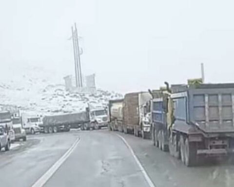 Restricted traffic on the Central Highway due to heavy snowfall (VIDEO)