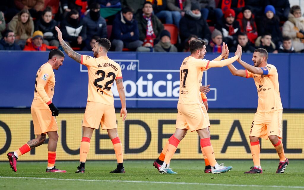 Saúl smiles back at Atlético