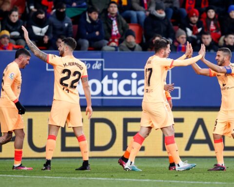 Saúl smiles back at Atlético