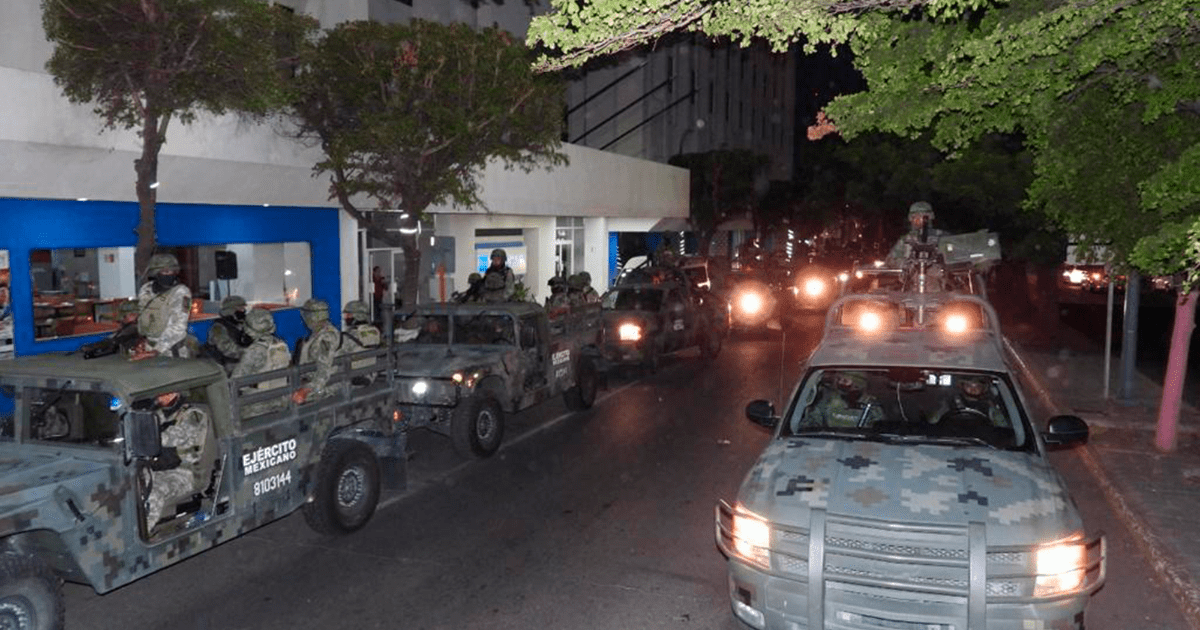 Sedena reinforces security in Culiacán after the arrest of Ovidio Guzmán