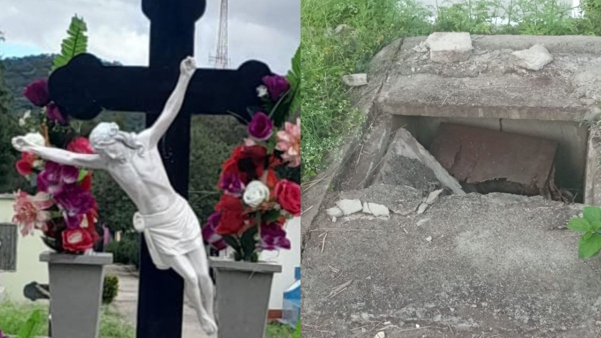 Several graves are desecrated in the new cemetery of Pueblo Nuevo, Estelí