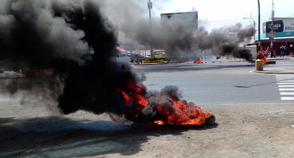 Tacna: Protest day marred by acts of violence (VIDEO)