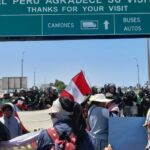Tacna: Protesters block the passage of vehicles on the border with Chile (VIDEO)