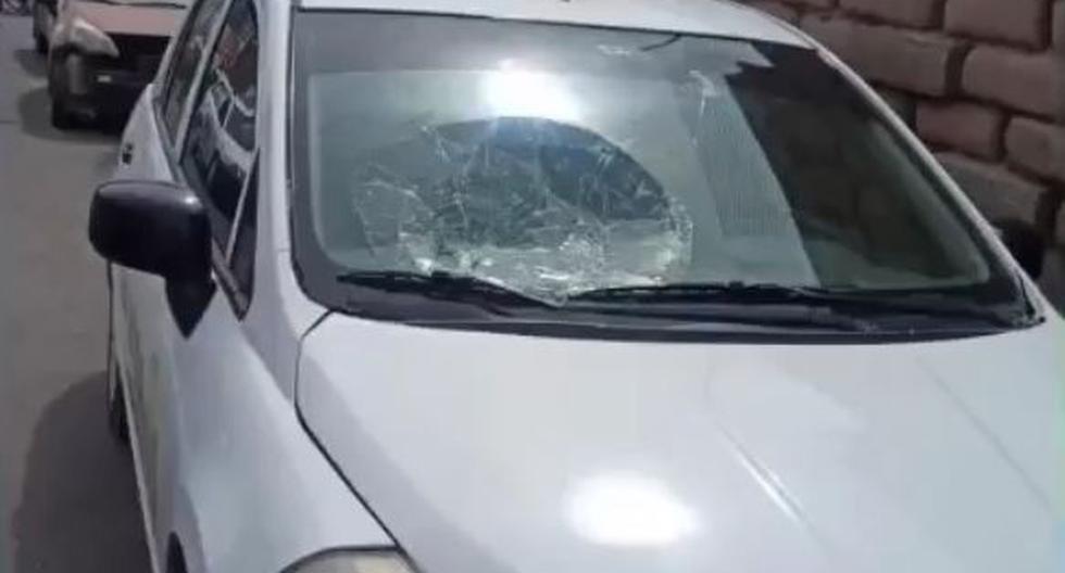 Tacna: Vandals attacked drivers and patrol car during protest (VIDEO)