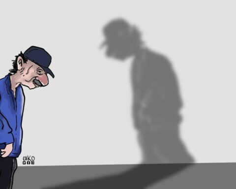 The Cartoon: Not even the shadow accompanies him