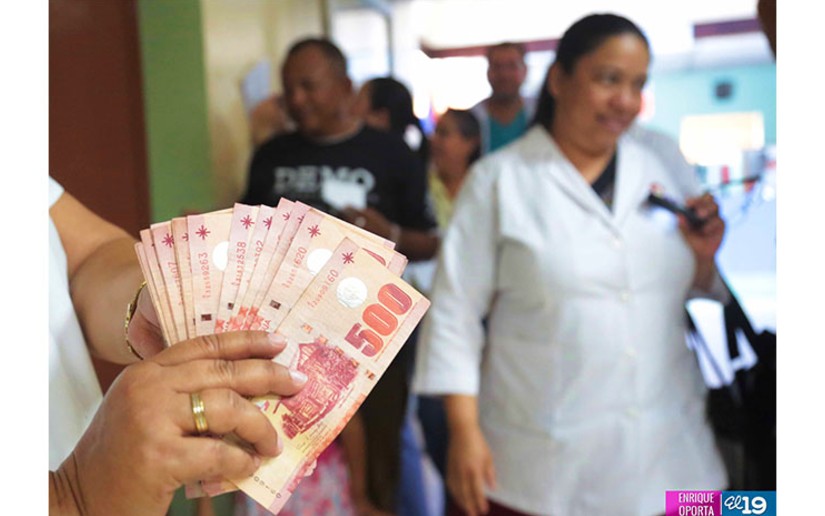 The State of Nicaragua will increase the salary of its workers by five percent