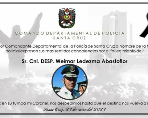 The departmental director of Diprove in Santa Cruz dies