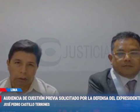 The previous question presented to annul the process of Pedro Castillo was evaluated