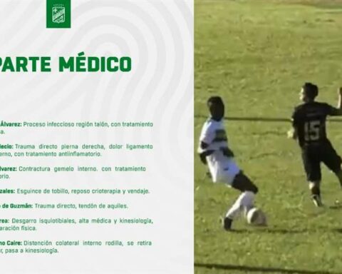 The refinery infirmary: Oriente Petrolero and its seven injured after the friendly