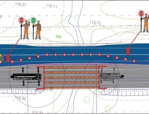 They announce that traffic will intervene for the assembly of the bridge in Eusebio Ayala