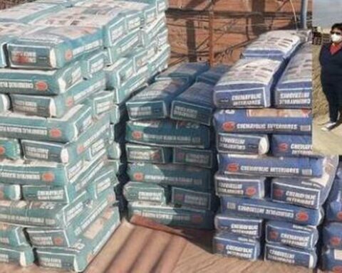 They let 2,324 bags of cement expire in the work of the Tacna Special Project