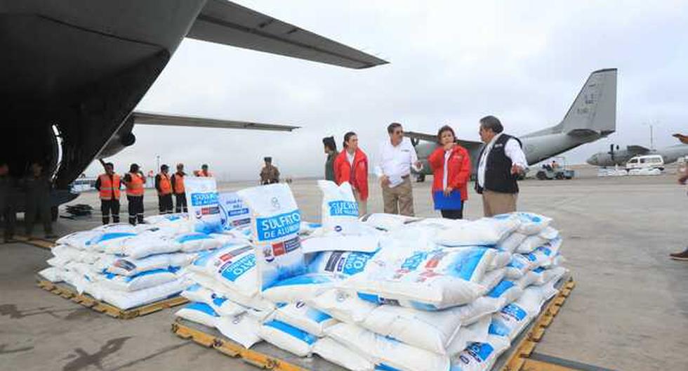 They move more than 13 tons of supplies to guarantee water supply in Puerto Maldonado (VIDEO)