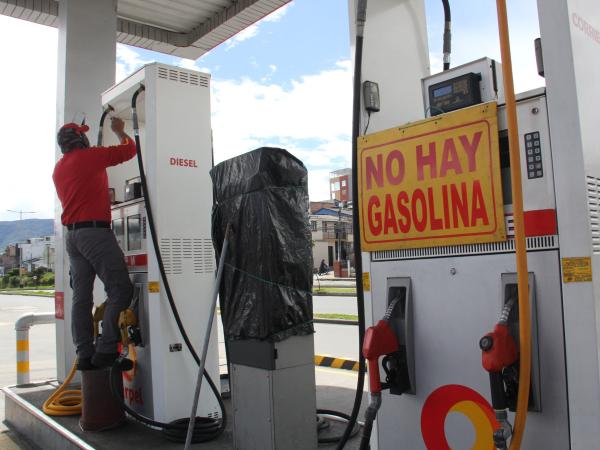 They send an emergency message due to gasoline shortages in Nariño