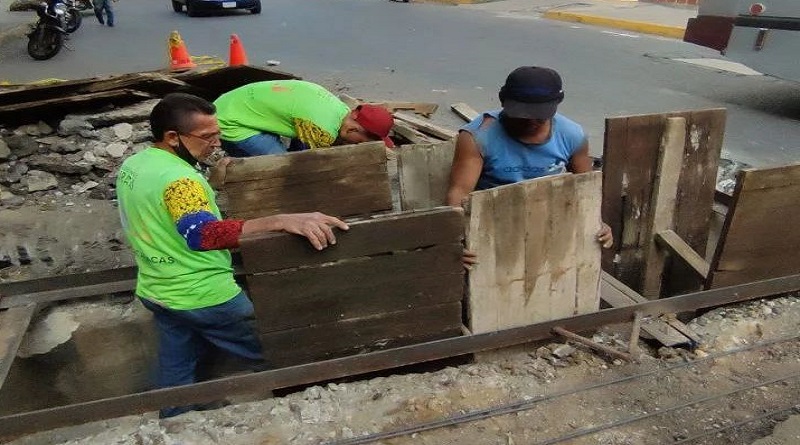 Rehabilitan la avenida Panteón de Caracas