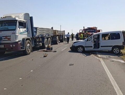 Three dead after a traffic accident on route 1 near Colonia