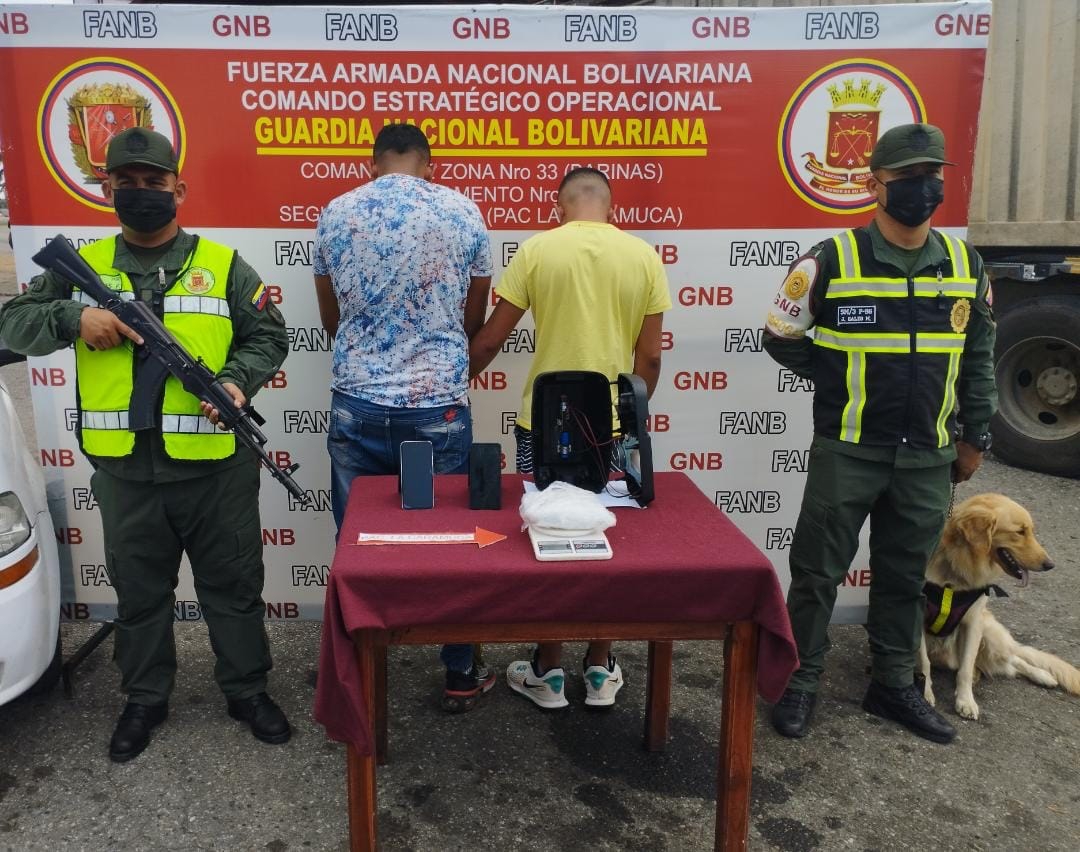 Three subjects arrested for drug trafficking in the western part of the country