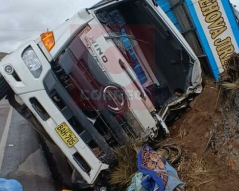 Truck driver who transported chickens from Lima to Huancayo dies in a mistake