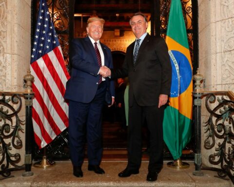 Trump and Bolsonaro one heart