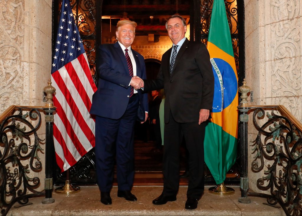 Trump and Bolsonaro one heart