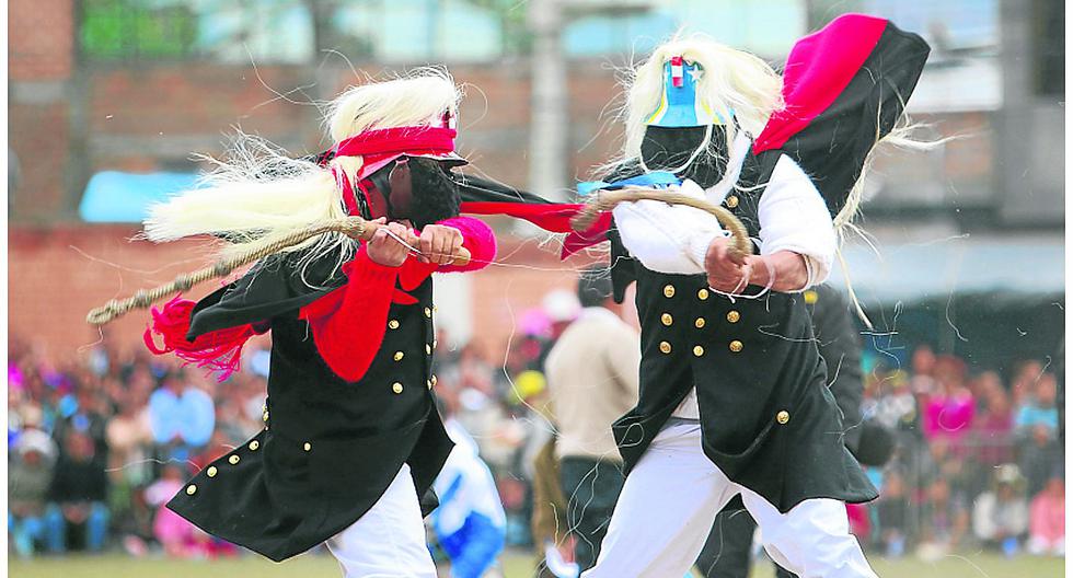 Watch here the zumbanacuy, the fierce competition of Chinchilpos and Gamonales in Huancayo (LIVE)