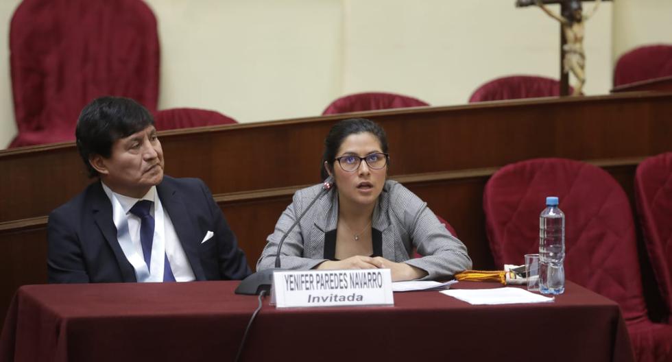 What did Yenifer Paredes respond to Congress?