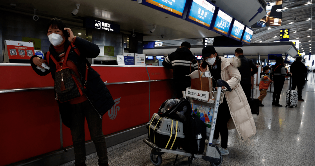 Which countries impose restrictions on travelers from China?