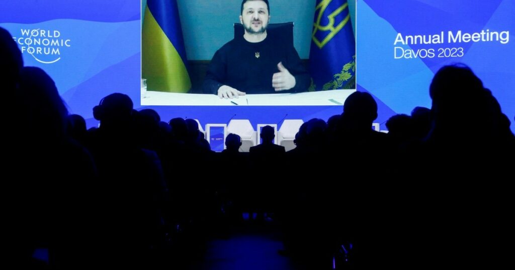 Zelensky asks in Davos for "speed"  in decisions to help Ukraine