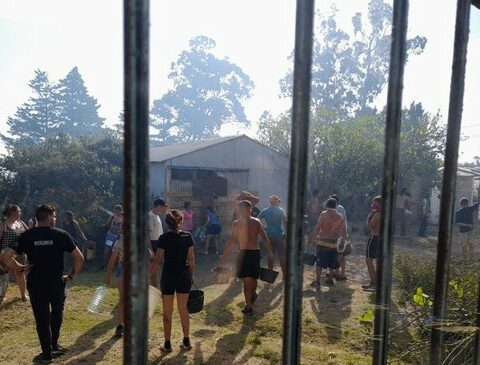 "A school saved by the community”: the help of residents of Pueblo Obrero during the fire