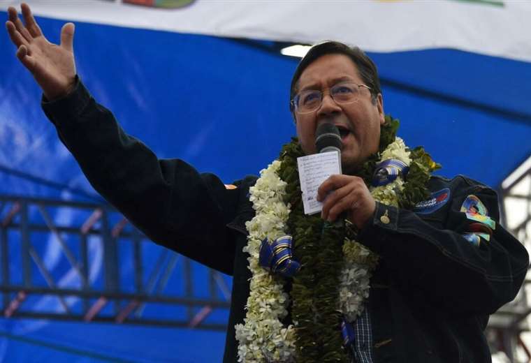 "Peasants fight to recover democracy"Arce alludes for the first time to the conflicts in Peru