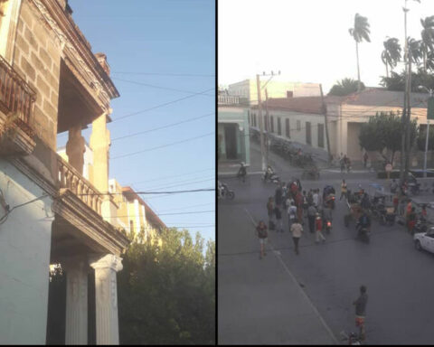 A man dies after part of the facade of a building collapses in Camagüey