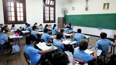 Act of agreement with the Buenos Aires private schools for the value of the fees