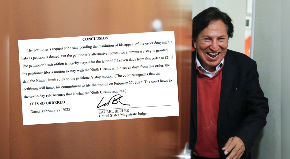 Alejandro Toledo: US judge temporarily suspends the extradition of the former president