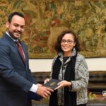 Ambassador Vadell delivers Copies of the Style to the Brazilian Foreign Ministry