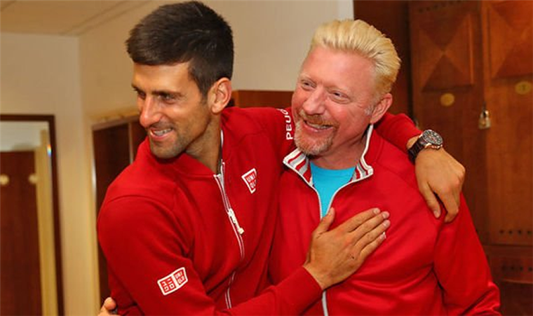Boris Becker thanks Novak Djokovic for supporting him when he was in prison