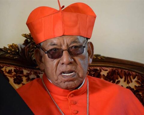 Cardinal Toribio Ticona is hospitalized for a fall and has three fractured ribs
