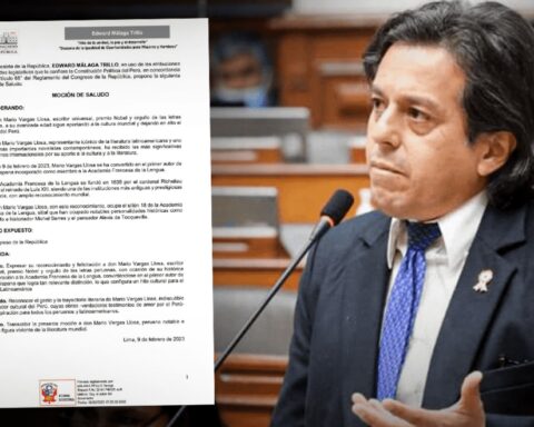Congress: Edward Málaga seeks to recognize Vargas Llosa for admission to the French Academy
