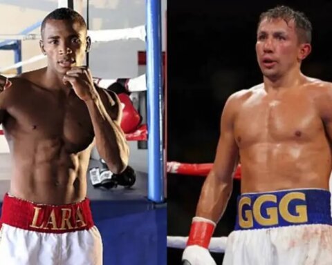 Erislandy Lara y Guennady Golovkin