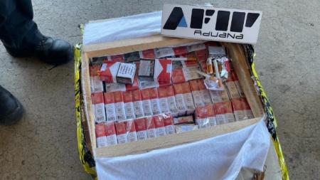 Customs detected almost 4,000 bundles of cigarettes hidden in furniture