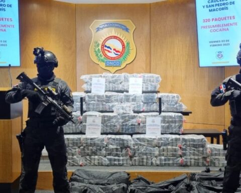 DNCD decomisa 320 paquetes de cocaína