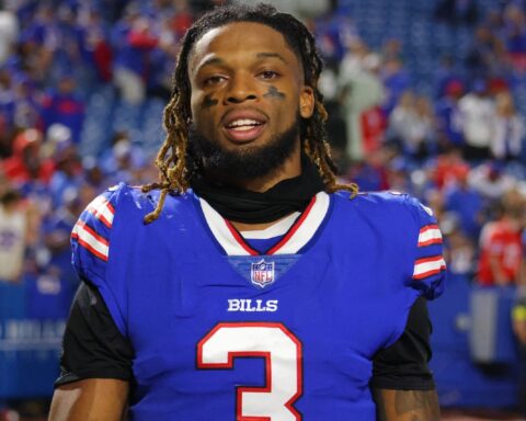 Damar Hamlin, present at the Super Bowl after his recovery